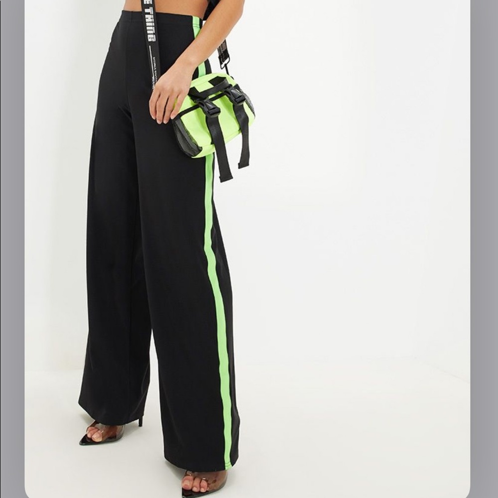 Neon stripe trouser